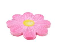 KICHOUSE 40 Servilletas Decorativas Margaritas Rosas, Papel Desechable para Fiestas y Cumpleaños, 2 Paquetes de 20 Unidades, Servilletas de Fiesta Funcionales y Elegantes para