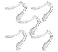 KICHOUSE 5 Almohadillas Nasales de Silicona Blandas Transparentes para Gafas Infantiles, Reemplazo Antideslizante, Protectoras para Puente Nasal y Accesorios de Cuidado