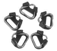 KICHOUSE 5 Piezas Adaptador de Anillo Dividido Triangular | Plástico y Metal, Instalación Sencilla, Fija Correa al Cuerpo, para Fotógrafo, Incluye Capuchón