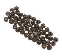 KICHOUSE 50 Mini Botones de Hongo de Aleación de Zinc Vástago Semicúpula para Proyectos de Costura y Manualidades Decorativas, Fáciles de Usar y Versátiles