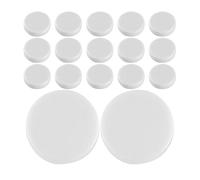 KICHOUSE 50 Piezas Unidades de Cascabeles Redondos Planos para Muñecos de Peluche Accesorios Sonoros Reemplazables para Juguetes Blandos Insertos Chirriantes para Desarrollo Sensorial