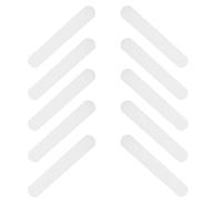 KICHOUSE 50 Unidades de Almohadillas Absorbentes Adhesivas para Sombreros Militares Tiras Antitranspirantes Blancas para Absorción de Sudor Entrenamiento Militar