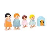 KICHOUSE 5piezas Bloques De Madera Educativos para Juguetes De Cognición Familiar De Personajes para Juguete Divertido y Práctico Desarrollo Infantil