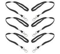 KICHOUSE 6 Piezas 3 Pares Correas para Guantes de Esquí Infantiles Elásticas Negras 20 CM Pinzas Antipérdida para Manoplas Snowboard Deportivas Muñequera Segura para Deportes de Invierno