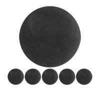 KICHOUSE 6 Piezas raquetbol Hand Ball Handball Pelota rebotada Bola de Rebote para Pelota Que rebota Black