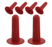 KICHOUSE 6 tetinas para alimentar terneros: Tetina de silicona para lactancia de ganado - extralarga con brida para cubo de alimentación para terneros, corderos, cabras y otros animales de granja.