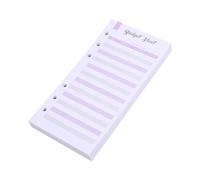 KICHOUSE 60 Piezas Tarjeta De Presupuesto De Portátiles Planificador Diario De Presupuesto Hogar Insertos Para Carpetas Hojas De Seis Recambio Para Carpeta De Hojas De Seguimiento De Gastos