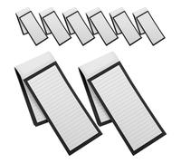 KICHOUSE 8 Piezas Notas Magnéticas para Nevera con Diseño Vintage y Respaldo Magnético Completo para Listas de Compra y Recordatorios Prácticos y Elegantes para Organización Doméstica y