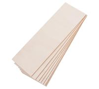 KICHOUSE 8 Piezas Tablas de Madera Rectangulares sin Terminar para Dibujo y Decoración del Hogar, Resistentes y Ligeras, Compatibles Técnicas de Pintura Variadas