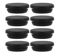 KICHOUSE 8 Piezas Tapón de Drenaje para Congelador de Silicona Negra, 8 Piezas, Sellado, Compatible Orificio de Drenaje Horizontal, Resistente al Frío para Refrigerador y Arcón de Cocina