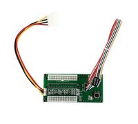KICHOUSE Adaptador de Fuente de Alimentación Síncrona Verde Control Manual de Potencia Consumo para Sincronización de Arranque en Ordenadores