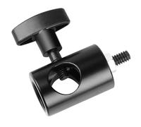 KICHOUSE Adaptador de Soporte para Cámara y Trípode de Aleación de Aluminio Negro, Diseño Multifuncional Confiable para Fotógrafos y Entusiastas Fotografía