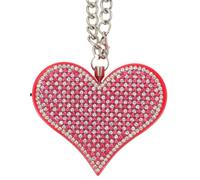 KICHOUSE Alarma Personal Portátil en Forma de Corazón Rojo Sonido Fuerte de 125-130db, Material Abs Ligero y Compacta para Seguridad Cerca del Hogar y Mochila Escolar