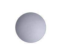 KICHOUSE Alfombrilla de Ratón Redonda Metálica 200X200 Mm Base Antideslizante para Pc y Portátil Superficie Lisa para Oficina y Gaming