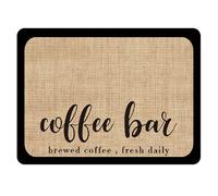 KICHOUSE Alfombrilla para Café Resistente al Calor Drenaje, Tapete de Bar de PVC Práctico para Cocina y Bares, Accesorio Antideslizante y Absorbente Hogar