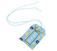 KICHOUSE Amuleto Omamori Japonés de Tela y PVC Diseño Único para Decoración Feng Shui, Bolsita Suerte Versátil Que Trae Bendición y Protección