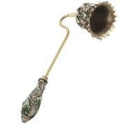 KICHOUSE Apagavelas de Metal Mango Largo 17x6x4,5 Cm para Aromaterapia y Hogar, Accesorio Seguro para Apagar Mechas, Extintor de Velas para Decoración y Uso Doméstico