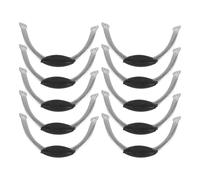 KICHOUSE Asas Laterales Aplicables para Ollas y Vaporeras Mango de Acero Inoxidable Resistente al Calor Juego de 10 Piezas para Cocina Segura y Accesorios Auxiliares