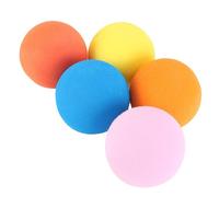 KICHOUSE Balones para Práctica y Ejercicio en Interiores Varios Estilos de Entrenamiento de Golf 5 Piezas, Ligeras y Portátiles, Hechas de Eva y Caucho Sintético para Varios Estilos