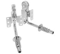 KICHOUSE Bisagra de Cojín de Sofá Ajustable de Aleación 125 MM Set de 2 Piezas Accesorio para Muebles Amplio Rango Telescópico bajo Nivel de Ruido y Uso en Reposacabezas de Sofá para