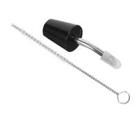 KICHOUSE Boquilla De Extensión Para Tetera Acero Inoxidable Portátil Negra, Accesorio Para Hervidor Alargador, Adecuado Para Camping y Uso Al Aire Libre, Pieza Ligera y Duradera