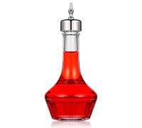 KICHOUSE Botella Gotero de Vidrio para Cocteles 50 Ml Plateada, Herramienta de Coctelería Profesional para Bar y Hogar, Mezclador Práctico y Resistente para Preparar Bebidas y Vinos