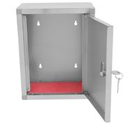 KICHOUSE Buzón de Quejas y Sugerencias de Acero Inoxidable para Pared Cerradura, sin Ranura, Tamaño 27x21x11 Cm, Contenedor Seguro para Oficina y Espacio Público