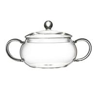 KICHOUSE Cacerola Transparente de Resistente al Calor y Fácil de Limpiar con Tapa 1400ml para Cocina Adecuado para Guisar Alimentos y Cocinar en Estufa Eléctrica