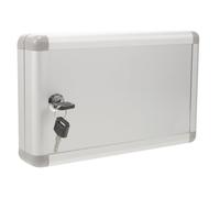 KICHOUSE Caja de Llaves de Pared Metálica Cerradura de Seguridad, Organizador para 16 Llaves Etiquetas Incluidas, Armario Resistente para Oficina, Hogar y Administración de Propiedades