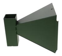 KICHOUSE Caja de Práctica de Tiro al Blanco Portátil Verde de Acero Estación Objetivo Centros de Puntería Reemplazables para Entrenamiento Interior y Exterior Equipo Accesorio de