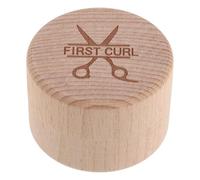 KICHOUSE Caja de Recuerdos Conmemorativa para el Cabello de bebé: contenedor de Madera para Guardar el Primer Rizo del Cabello fetal de un bebé o un Regalo de Embarazo para Baby Shower.