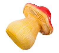 KICHOUSE Caja Fuerte de Distracción en Resina Forma de Hongo Pequeño, Ocultador de Llaves para Jardín y Exterior, Caja para Guardar Llaves de Casa Apariencia Simulada, Resistente y