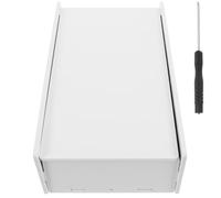 KICHOUSE Caja Organizadora de Dinero de Madera Color Claro Múltiples Compartimentos y Gran Capacidad para Escritorio y Caja Registradora