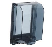 KICHOUSE Caja para Interruptor Autoadhesiva Negra, a Prueba de Agua y Polvo, Adecuado para Áreas Húmedas y Cocina, Material Plástico Resistente