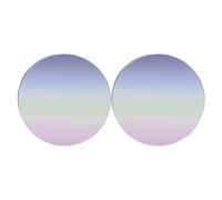 KICHOUSE Caja para Polvos Sueltos 2 Piezas 5g Tapa Abatible y Red Elástica, Estuche Compacto Ultradelgado de Plástico Abs para Maquillaje y Viaje, Polvera Vacía para Polvo Matificante