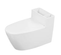 KICHOUSE Cenicero de Pared para Baño y Salón, Cerámica White Esmaltada Tapa, Contenedor de Cenizas Mural, Decoración Creativa y Práctica para Uso Doméstico y Oficina