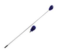 KICHOUSE Cepillo Limpiador de Canalones Ajustable Azul Pértiga Extensible de Plástico y Acero Inoxidable para Mantenimiento en Edificios y Hogares Antes Temporada de Lluvias