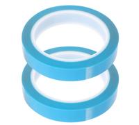 KICHOUSE Cinta Adhesiva Pet para Refrigerador sin Residuos, 1.8 Cm X 50 M, 2 Rollos, Cinta para Fijar Cajones y Puertas de Congelador, Resistente al Frío y Reducción de Ruido