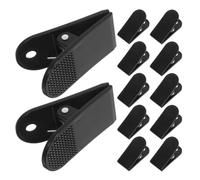 KICHOUSE Clip de Seguridad para Cinta de Correr, 12 Piezas Negras, Abrazadera de Repuesto para Llave de Parada de Emergencia, Accesorio Compatible para Máquinas de Ejercicio en Casa
