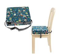 KICHOUSE Cojín Elevador Infantil Ligero y Duradero Para Silla De Comedor Asiento Cómodo Para Niño Niña y Niño Con Diseño Verde Bosque Fácil De Limpiar y Transportar Casa y Restaurante