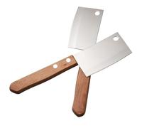 KICHOUSE Cuchillo para Mantequilla Mini 2 Piezas, Cortadores de Cocina de Acero Inoxidable, Herramienta Multifuncional para Queso, Pan y Postres, Adecuado para Uso Doméstico y Gastronomía