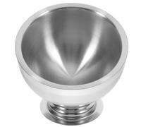 KICHOUSE Cuenco de Condimento de Acero Inoxidable Boca Oblicua y Diseño Estable para Restaurantes de Hot Pot y Buffets, Fácil para Servir Snacks y Caramelos