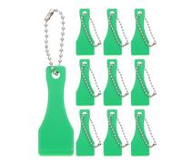 KICHOUSE de Raspadores de Plástico y Protección del Material 50 Piezas Herramienta para Raspar Borde Tratado Varios estilos para Billetes de Lotería Llavero Varios estilos