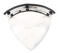 KICHOUSE Espejo Convexo de Seguridad Acrílico 40 CM Perímetro Espejo de Esquina para Interiores y Exteriores Visión Gran Angular para Supermercados y Garajes para Prevención de Accidentes