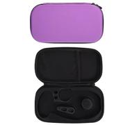 KICHOUSE Estuche Rígido para Estetoscopio Portátil de Eva, Color Morado, Funda Protectora Cremallera Suave, Bolsa de Almacenamiento Compacta para Uso Médico, Viajes y Hogar, Maletín