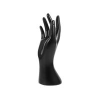 KICHOUSE Expositor de Modelos de Mano para Joyas en Plástico Negro Soporte Estable, Adecuado para Almacenamiento Hogar y Exhibición de Anillos y Pulseras