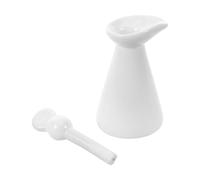 KICHOUSE Frasco de Cerámica Vintage para Aceites Esenciales de 70 Ml Tecnología de Sellado Avanzada para Almacenaje Estable en Salones de Belleza y Uso Personal