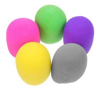 KICHOUSE Funda Protectora para Micrófono de Esponja, 10 Piezas, Fuerte Adaptabilidad y Protección contra Interferencias de Viento para Salas de Conferencia y Entrevistas