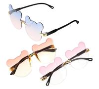 KICHOUSE Gafas de Sol 3piezas Infantiles de Oso de Dibujos Animados PC Varios estilos