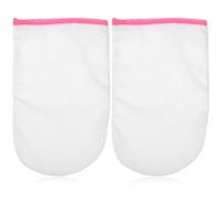 KICHOUSE Guantes de Felpa Parafina, Mitones Aislantes de Tela de Rizo, Talla Única para Cuidado de Manos en Spa, Manicura y Terapia de Cera Caliente